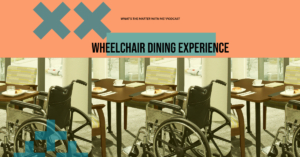 wheelchair dining experience 2 cover