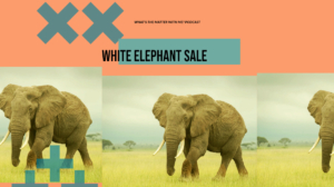 white elephant sale cover